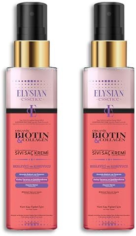 &  Sıvı Saç Kremi 2'li Set – Dökülme Karşıtı, Durulanmayan Sprey, Hızlı Uzatma Etkili, Besleyici ve Koruyucu 150 ML