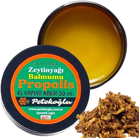 Ham Propolis Balmumu Zeytinyağı El Yapımı Doğal Onarıcı Krem 50 ML