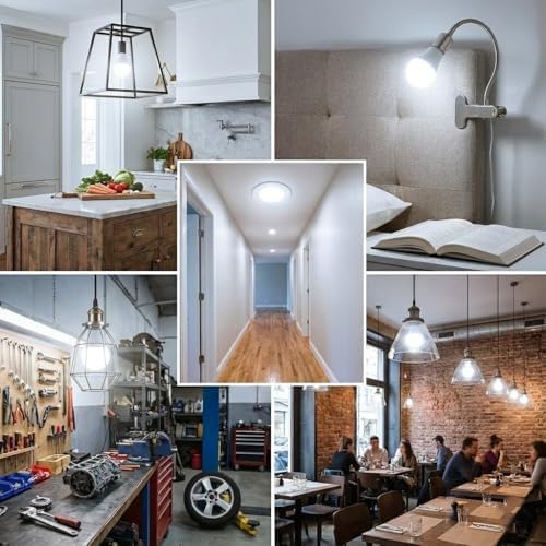 5 Adet E27 LED Ampul – Tasarruflu Beyaz Işık LED Ampul Seti, Enerji Verimli Aydınlatma, Uzun Ömürlü ve Düşük Tüketimli E27 Duy LED Lamba (50, Vat)