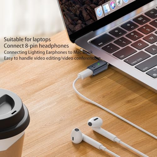 Type C to Lightning Kulaklık Dönüştürücü iPad Yuva Çevirici Müzik Dinleme Arama OTGKL (2)