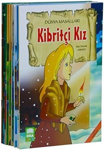 Dünya Masalları Seti (10 Kitap Takım): 1. ve 2. Sınıflar İçin Düz Yazılı