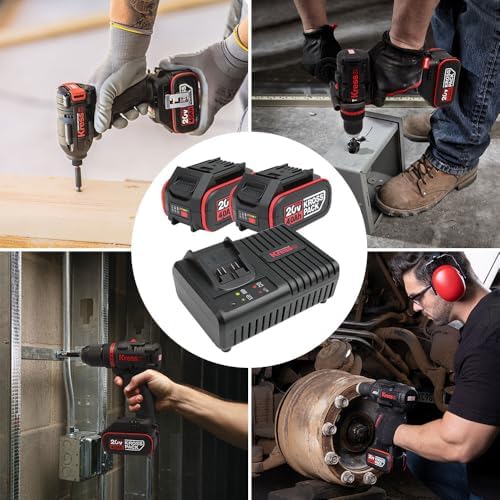 KAD21 20Volt 4.0Ah Li-ion KrossPack 2 Adet Akü ve Akü Şarj Cihazı