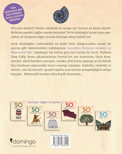 Gerçekten Bilmeniz Gereken 50 Matematik Fikri (Ciltli)