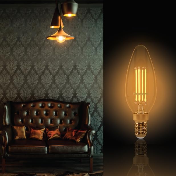 E14 FİL LAMBA, SARI IŞIK 2W 200LM 2700K CLEAR