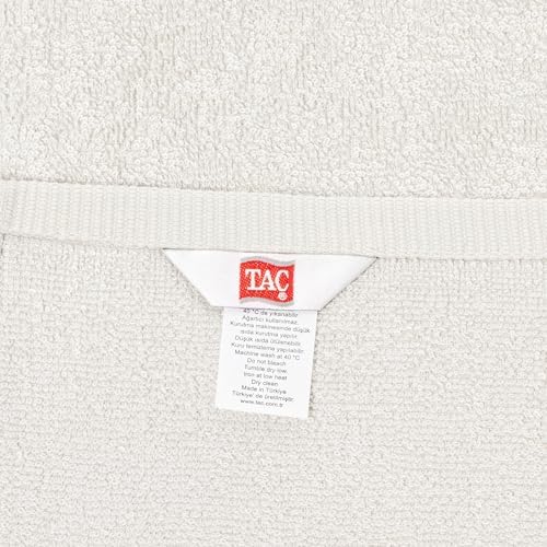 Mimosa Çiçekli%60 Pamuk%40 Viskoz Hamam Seti, Taş-Nil Mavisi, 2 Adet 70x150 cm, 2 Adet 50x90 cm