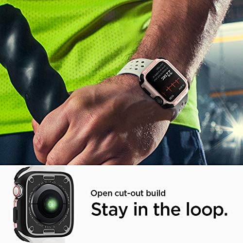 Seri 6/SE/5/4 (44mm) ile Uyumlu Kılıf Tough Armor / Rose - 062CS24479