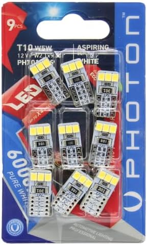 PHOTON Ampul T10 W5W 12V 10Smd Led (9'Lu Blister)