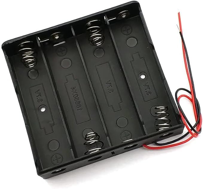 18650 Lityum İyon Pil Yuvası 4 Kanal