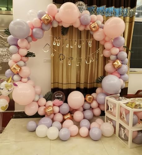 TOYS - 2 Adet Plastik Balon Zinciri Aparatı, Balon Şeridi, Balon Kemeri 5 Metre