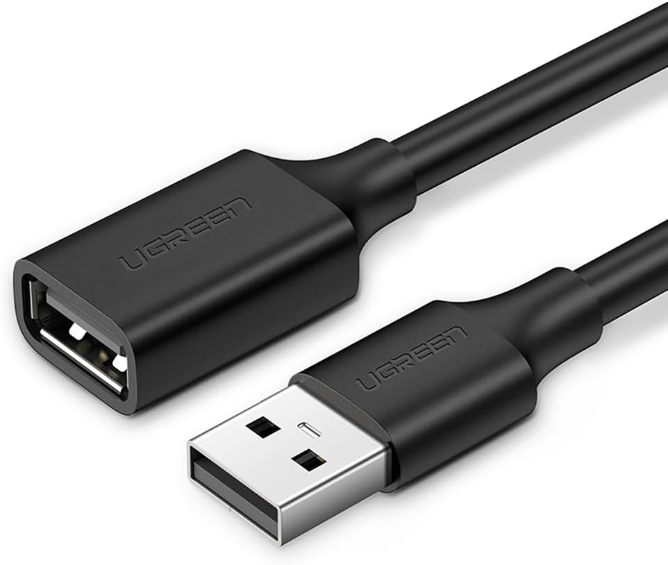USB Uzatma Kablosu 50 Cm, Siyah