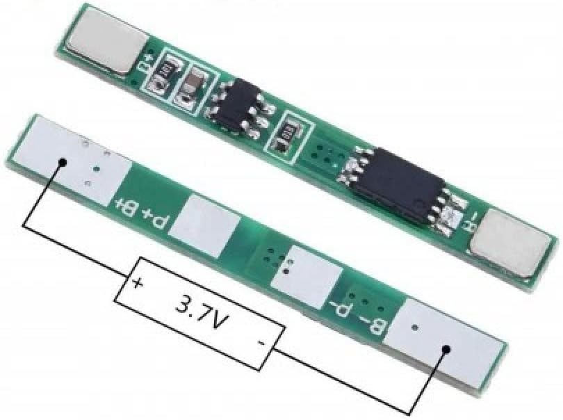1S 3.7V 3A BMS Koruma Kartı Batarya Şarj Modül 18650 Li-ion Lipo
