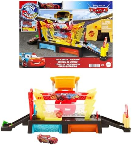 Mattel Renk Değiştiren MCQUEEN ile Yıkama Oyun Seti Renk Değiştiren MCQUEEN ile Yıkama Oyun Seti ve renk değiştiren Şimşek McQueen JBM70