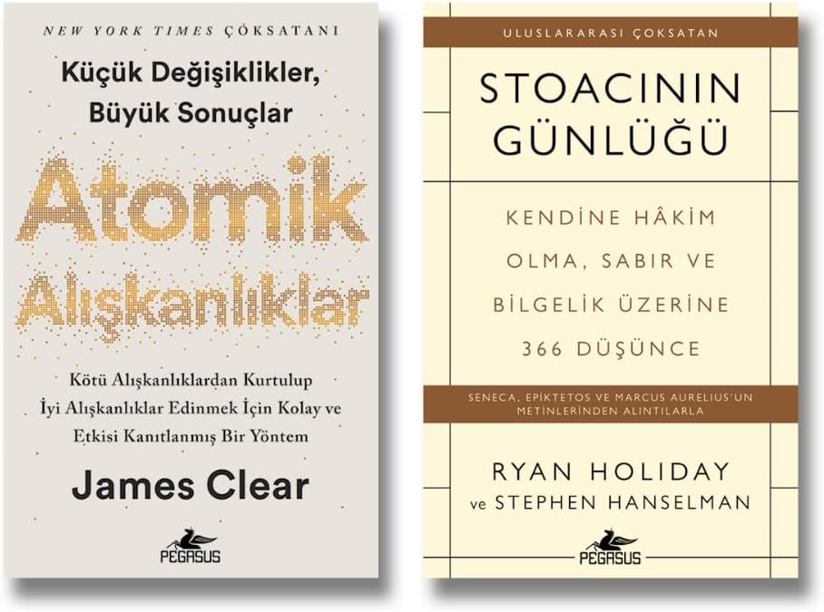 Atomik Alışkanlıklar + Stoacının Günlüğü - 2 Kitap Set