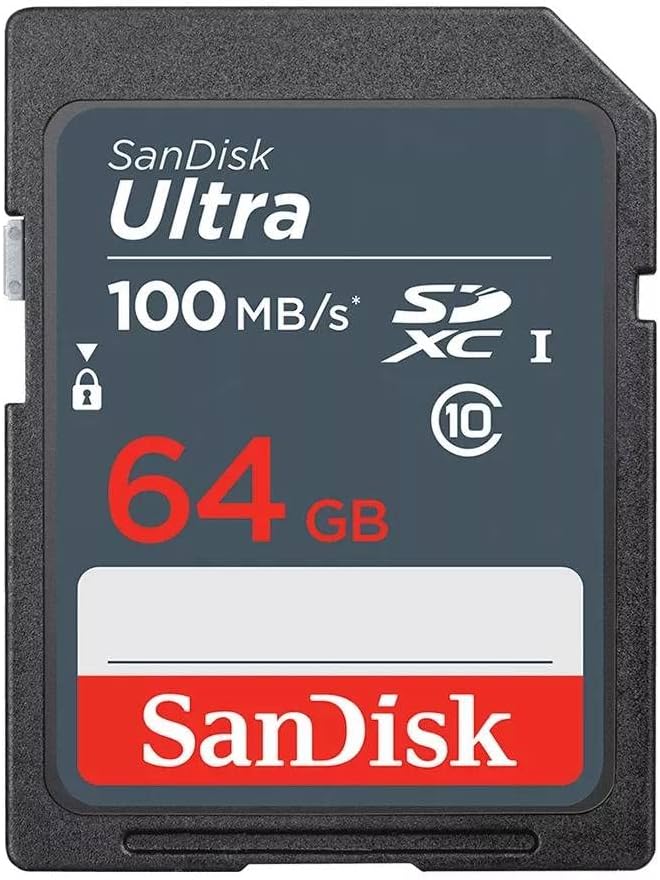 Ultra 64GB SDXC Memory Card 100MB/s