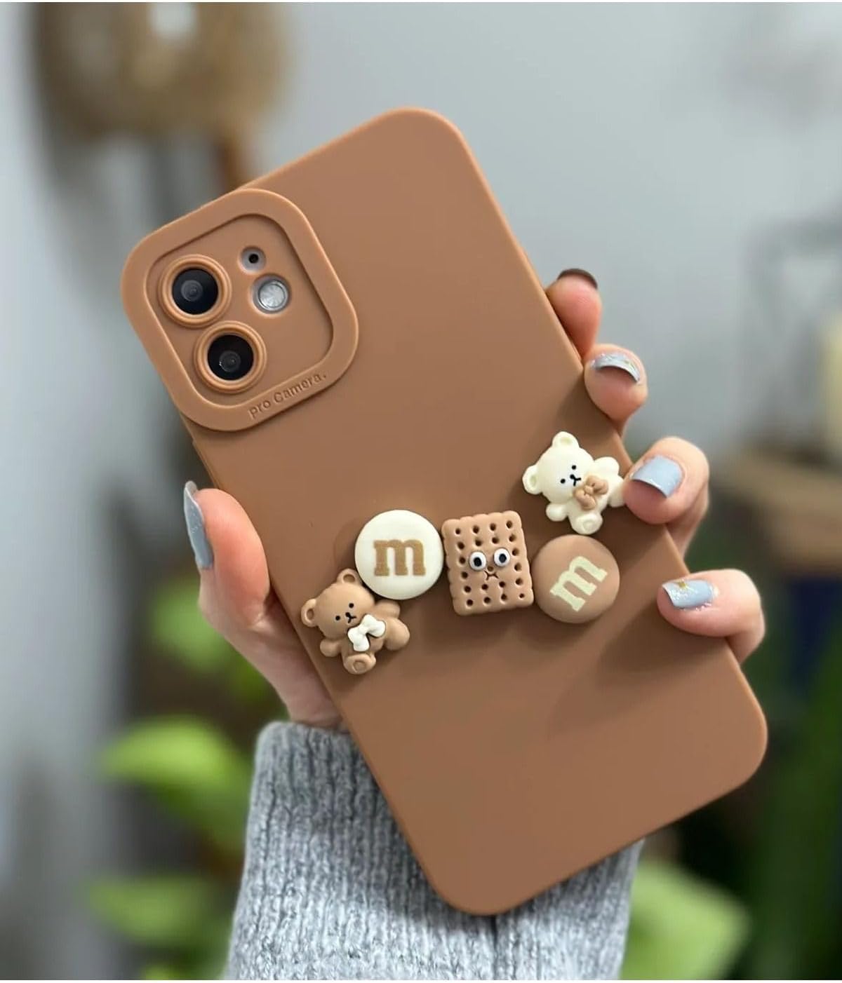 11 ile Uyumlu (12 Görünümlü) 3d Bisküvi Ve Ayıcıklı Kılıf