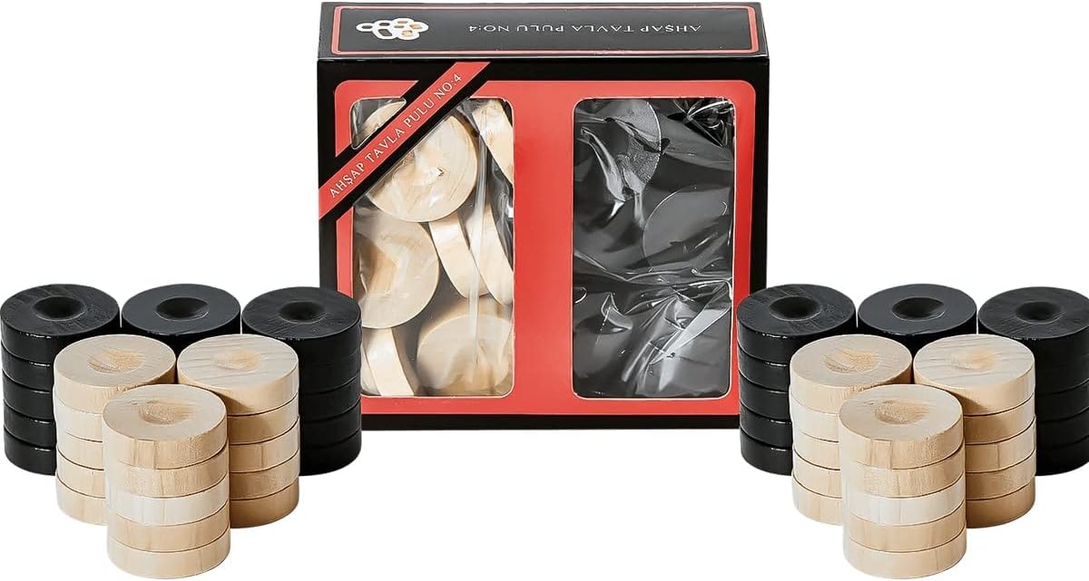 Ithal Ahşap Tavla Pulu No 5