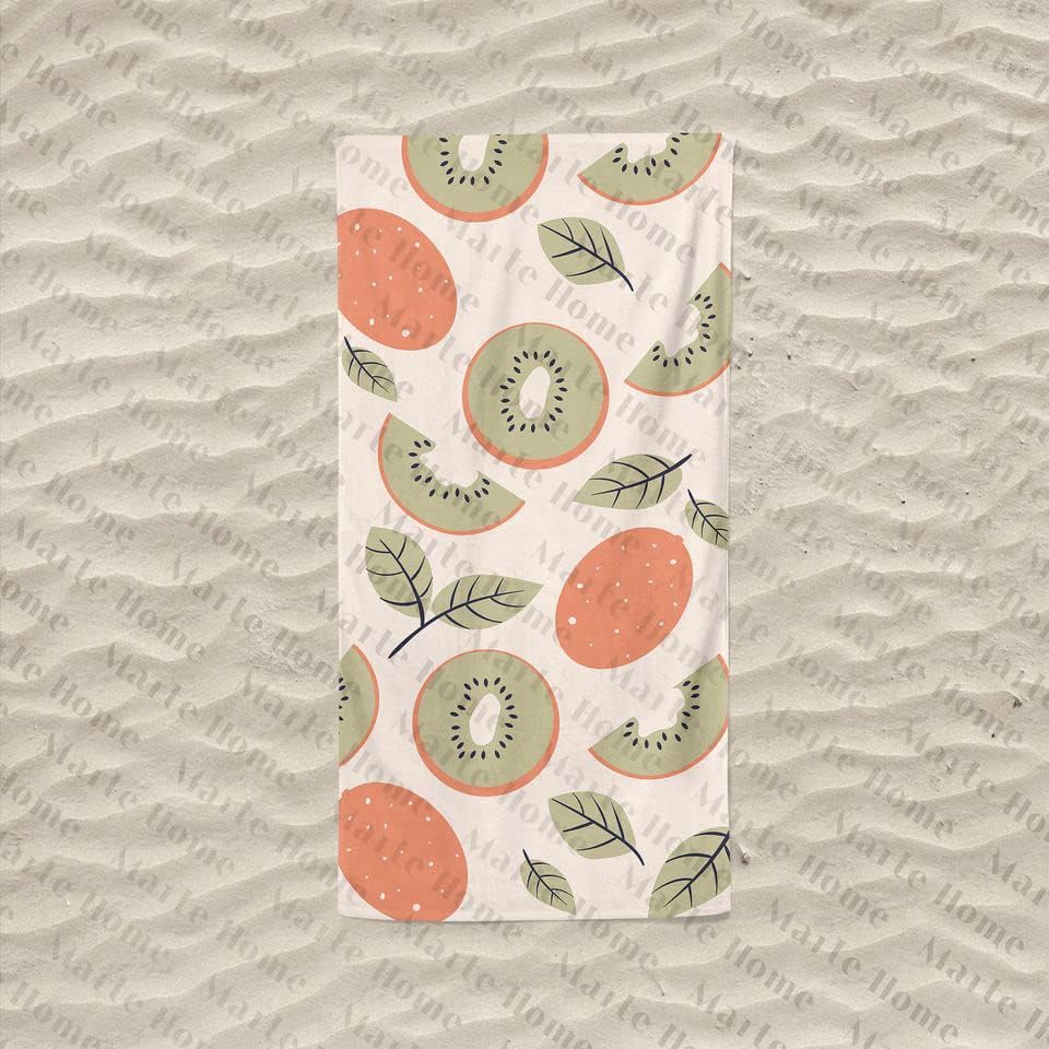 HOME MEYVE DESEN BASKILI PLAJ HAVLUSU