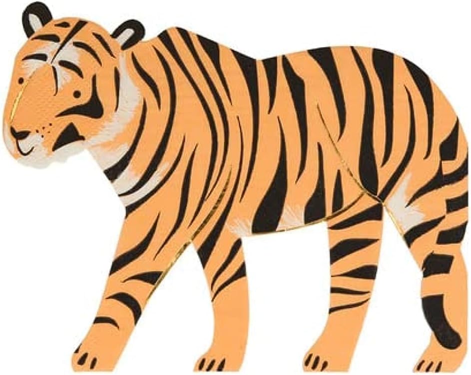 - Tiger Napkins - Kaplan Peçeteler - 16'lı