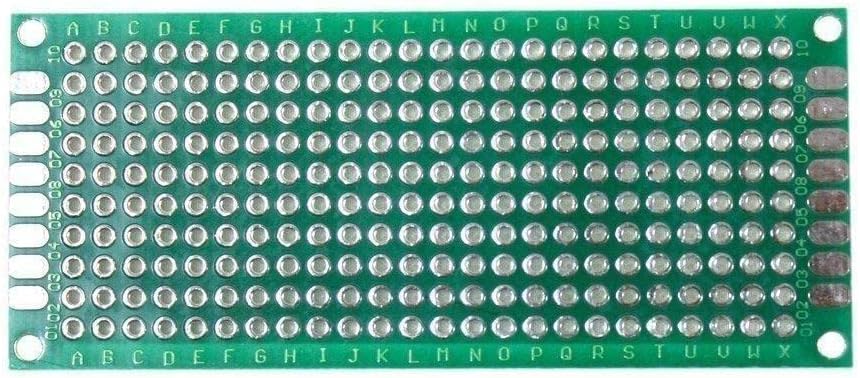 3x7cm Epoxy Çift Taraflı Delikli Plaket