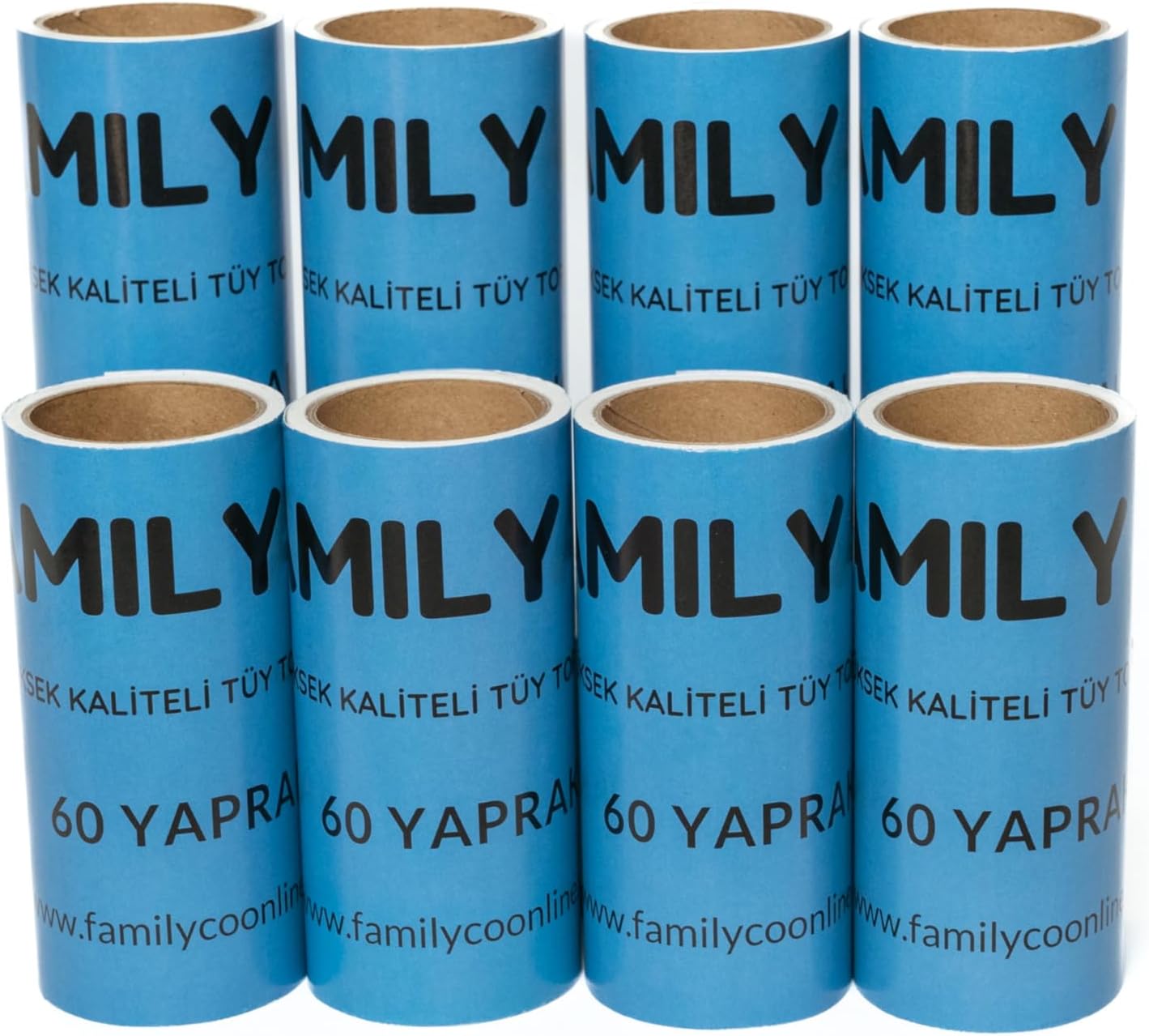 Co.Kedi Köpek Saç Kıl Tüy Toplayıcı Rulo 8 ADET YEDEK KARTUŞ HER BİRİ 60 YAPRAK