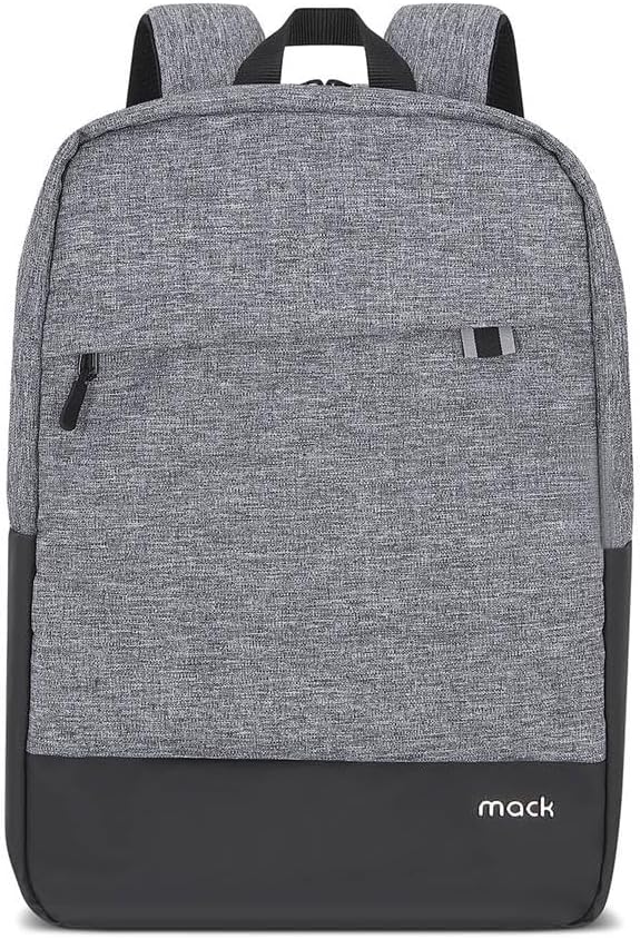 Unicity Eco MCE-1104 Çevre Dostu Laptop Çantası, Sırt Çantası,  Air/Pro ile Uyumlu Sırt Çantası, Erkek Kadın Bilgisayar Çantası, Gri