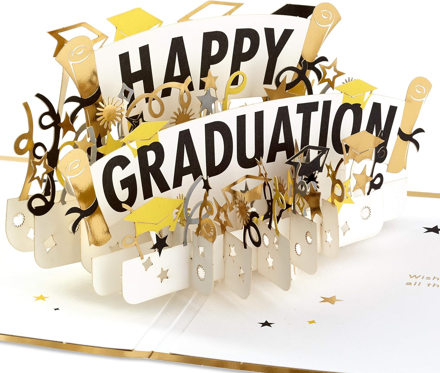 Wonder Pop Up Mezuniyet Kartı (Happy Graduation)